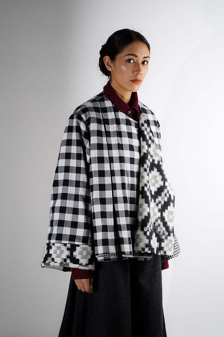 Checkmate Collar Jacket