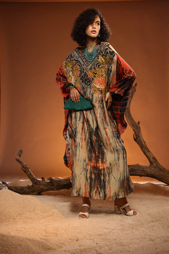 Danta - Beige/Black/Orange