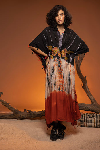 Ramin - Black/Ivory/Orange