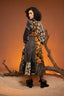 Bubinga - Black/Orange