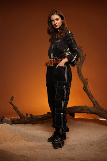 Holly - Black/Ivory