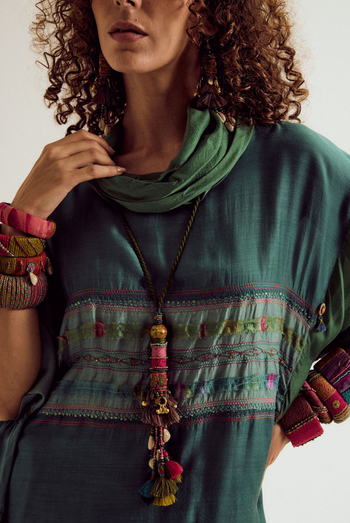 Plumeria cood set- teal/sage