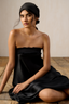 Lila Silk Tie Up Dress
