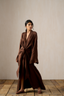 Allana Silk Long Robe Dress