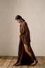 Allana Silk Long Robe Dress
