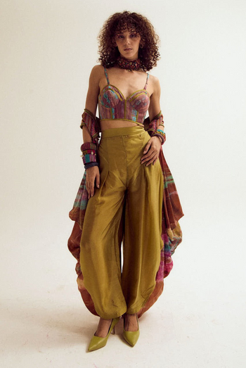 Ira tie dye jacket cape - set