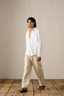 Krysh Linen Pant Set