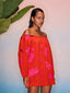 Kesar Bubble Mini Dress