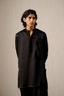 Salman Silk Linen Pathani Set