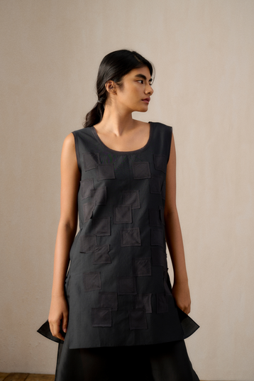 Kaari Cotton Silk Tunic Set