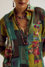 Paako patchwork shirt - green