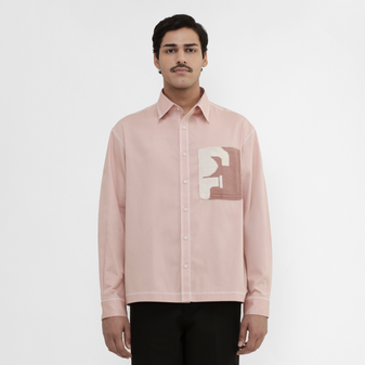 HandKnit Patch Pocket Shirt- SA