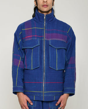 Viva Magenta Linen Jacket