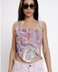 Pan Masala Embroidered Corset