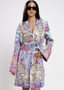 Pan Masala Embroidered Blazer Dress