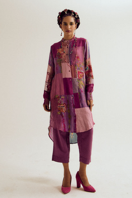 Shrubrose Cotton Pants Lavender