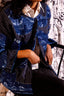 Wave Cut-Out Embroidered Jacket