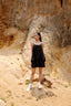 Elaya Silk Balloon Dress