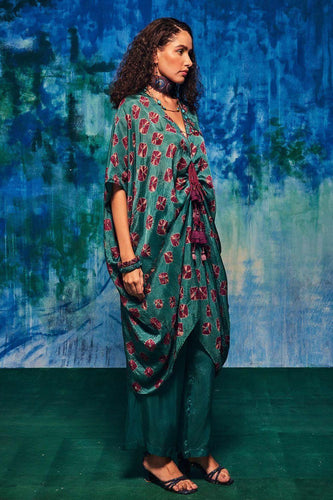 Shibori Coco Set-Teal