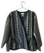 Sora Re-Purposed Textile Overlap Jacket