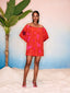 Kesar Bubble Mini Dress
