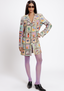 Kaali Peeli Embroidered Blazer Dress