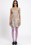 Kaali Peeli Pleated Skirt