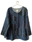 Wave Cut-Out Embroidered Jacket