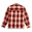Medullary Ombre Checks Shirt- Red
