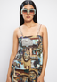 Pixelmati Peplum Top