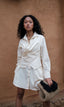 Seattle Wrap Shirt Dress - Solid