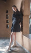 Seattle Wrap Shirt Dress - Solid