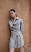 Seattle Wrap Shirt Dress - Solid
