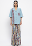 Aasmani Embroidered Shirt