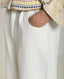 Recycled Hatsu White Cargo Pants