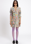 Kaali Peeli Embroidered Blazer Dress