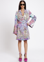 Pan Masala Embroidered Blazer Dress