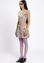 Kaali Peeli Pleated Skirt
