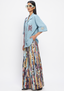 Aasmani Embroidered Shirt