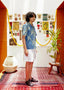 Patchwork' Handblocked Shirt