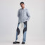 Actin Wrinkled Stripe Shirt- BL