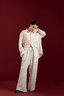 Shal Unisex Pashmina Wool Pant Set