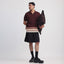 Canopy Striped Polo- Dark Magenta