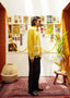 Bhujodi' Mustard Handwoven Fringe Shirt