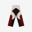 Border Panelled Trousers(Red)