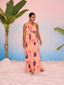 Mallika Four Layered Halter Maxi
