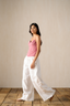 Aaliya Cotton Linen Corset Set