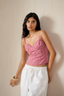 Aaliya Cotton Linen Corset Set