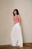 Aaliya Cotton Linen Corset Set