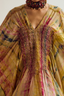 Marigold tie dye kaftan shirt